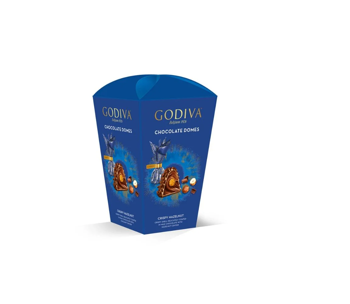 Godiva Crispy Hazelnut Chocolate Domes 130g