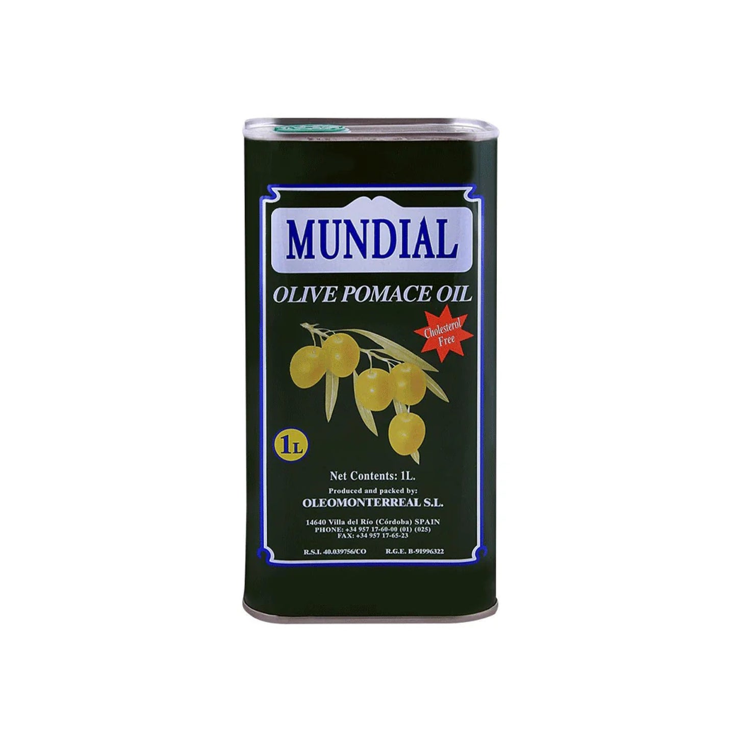 Mundial Olive Pomace Oil (tin) 1l