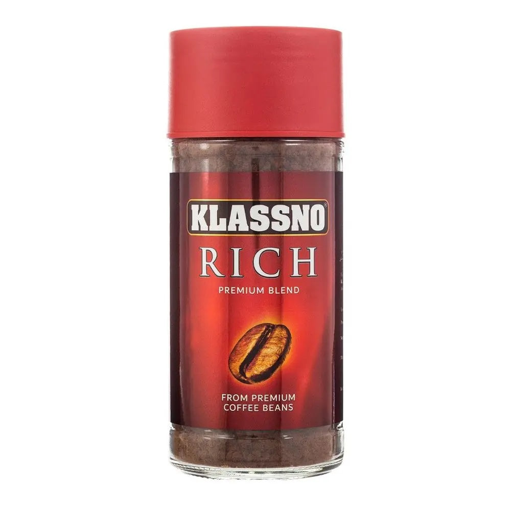 Klassno Classic Premium Blend Coffee Beans Jar 200g