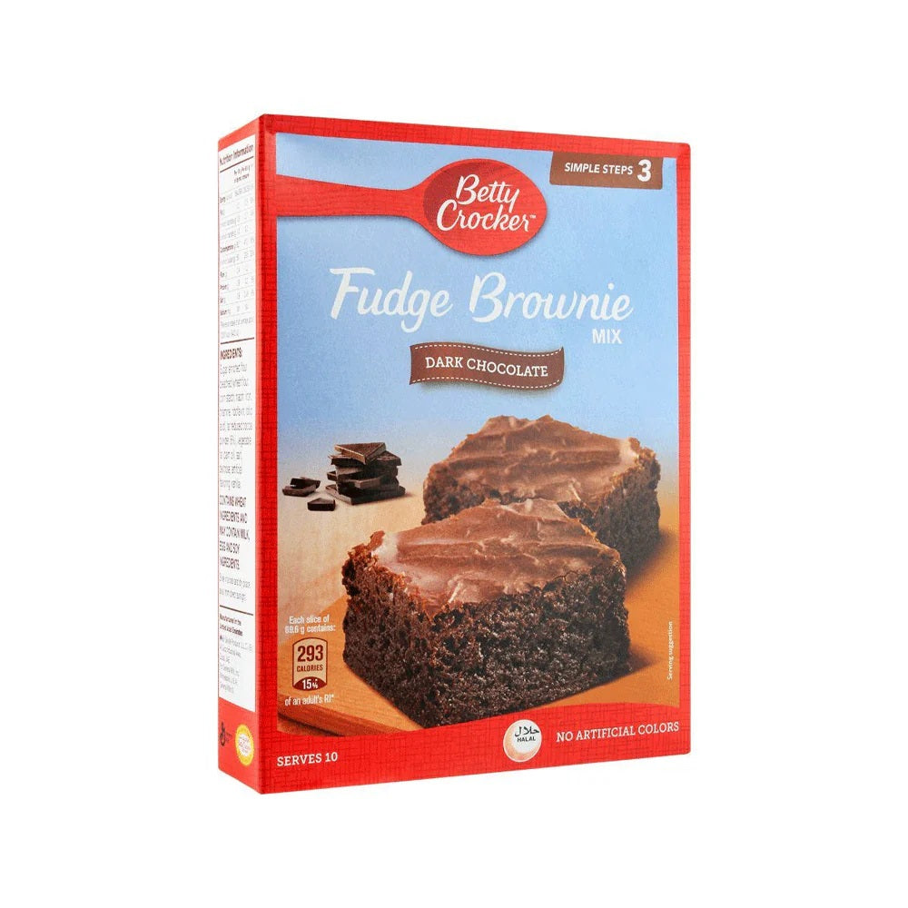 Betty Crocker Fudge Brownie Mix Dark Chocolate 500g