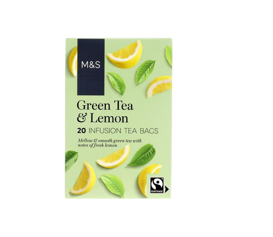 M&s Green Tea & Lemon Infusion Tea Bags 20s