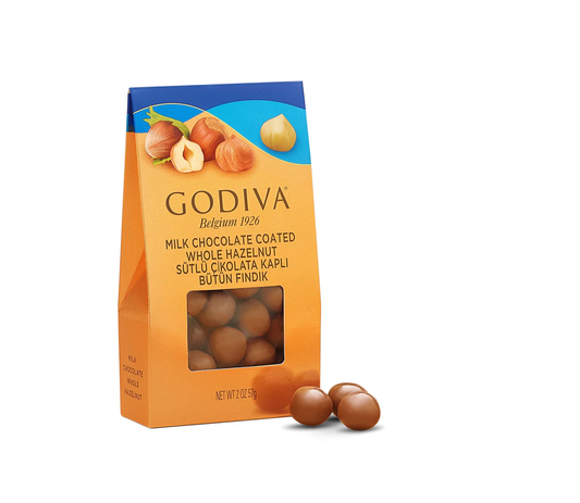 Godiva Belgium Milk Chocolate Coated Whole Hazelnut 57gm