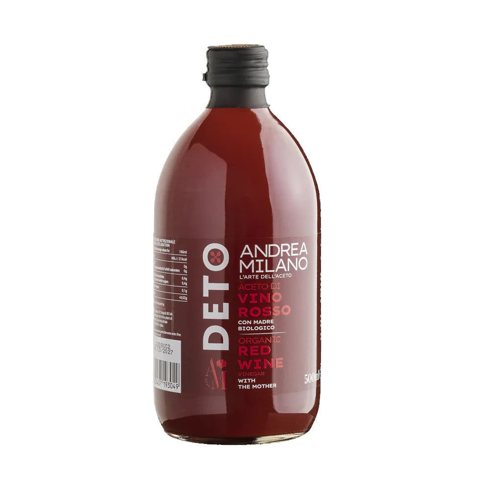 Deto Organic Red Wine Vinegar 500ml