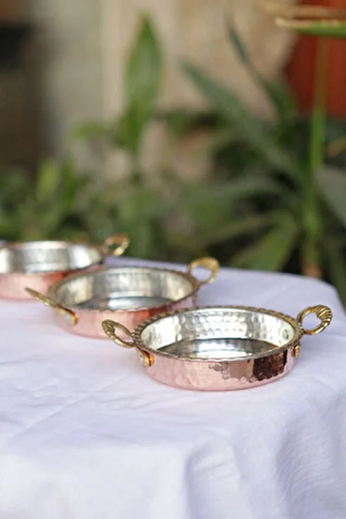 ANTEPSEPETİ Copper Forged Breakfast MINI PAN 14cm