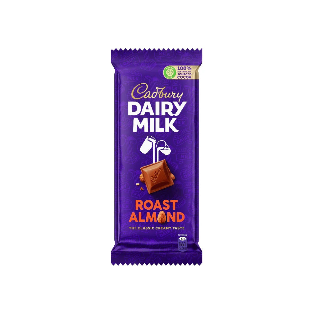 Cadbury Dairy Milk Roast Almond Chocolate 165g