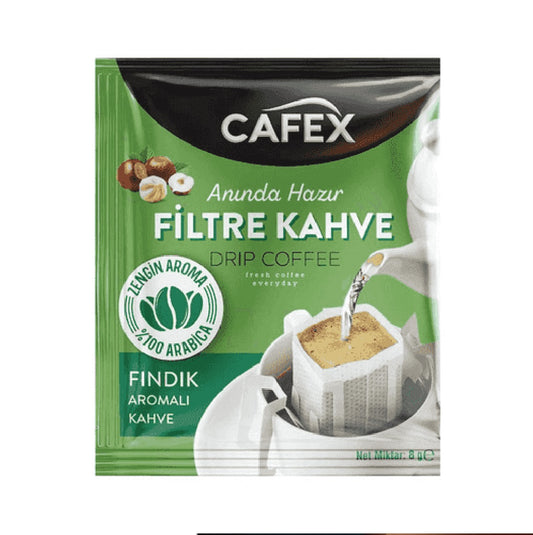 Cafex Hazelnut Flavored Filter Coffee 8 G