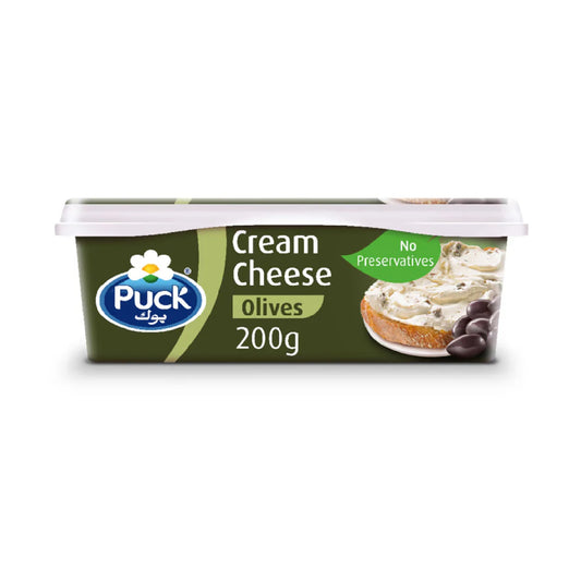 Puck Real Olives Cream Cheese Spread 200g