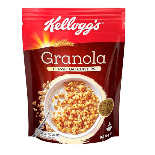 Kelloggs Granola Classic Oat Clusters 340gm