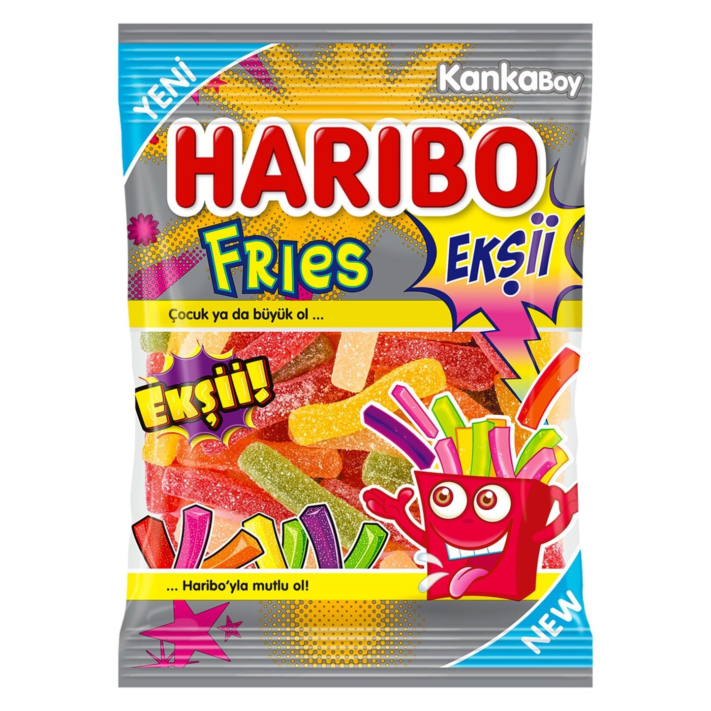 Haribo Sour Fries 70 Gm