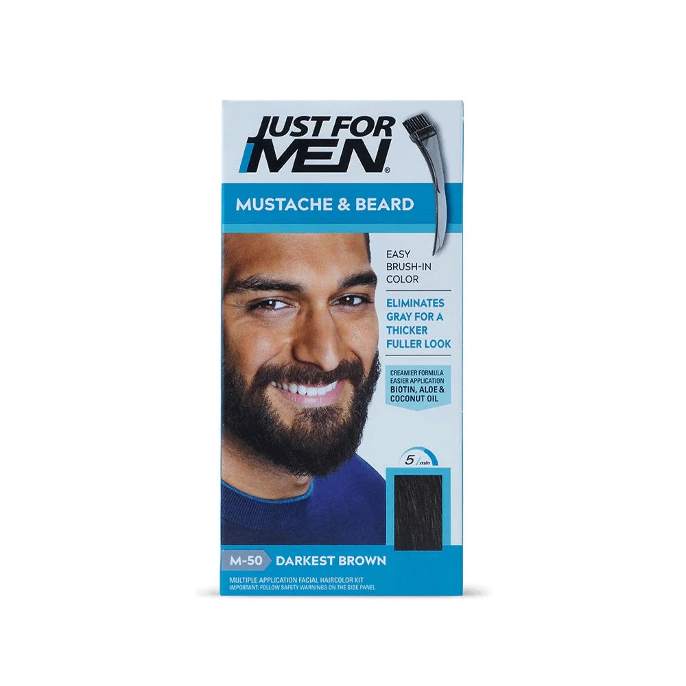 Just For Men Mustache & Beard Color Darkest Brown