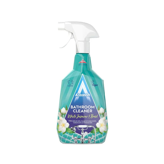 Astonish Bathroom Cleaner White Jasmine & Basil Spray 750ml