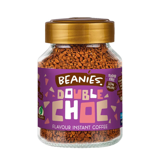 Beanies Double Choc Flavor Instant Coffee 50g