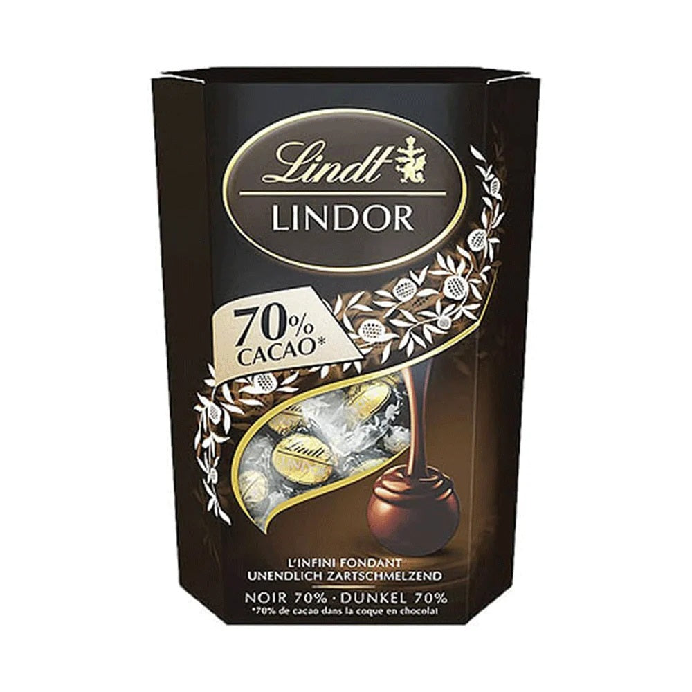 Lindt Lindor 70% Cocoa Dark Chocolate 200gm