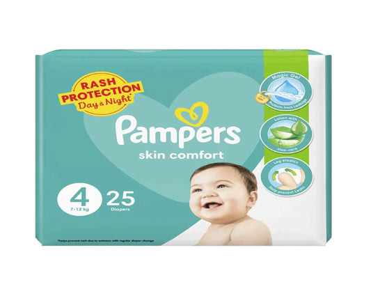 Pampers Skin Comfort Diapers 04 25s