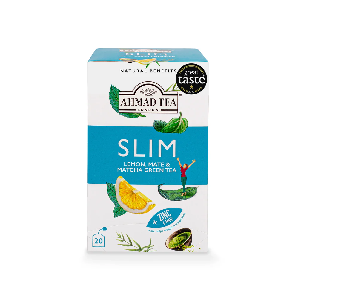 Ahmad Tea Slim Lemon, Mate & Matcha Green Tea 20s