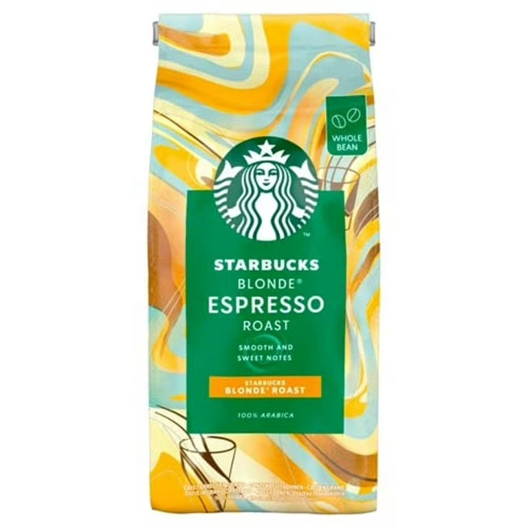 Starbucks Blonde Espresso Roast Coffee Beans 200 G Bag