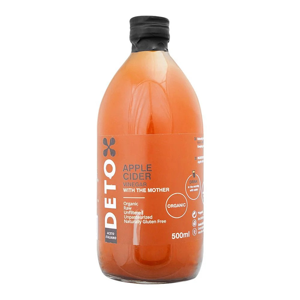 Deto Organic Apple Cider Vinegar 500ml