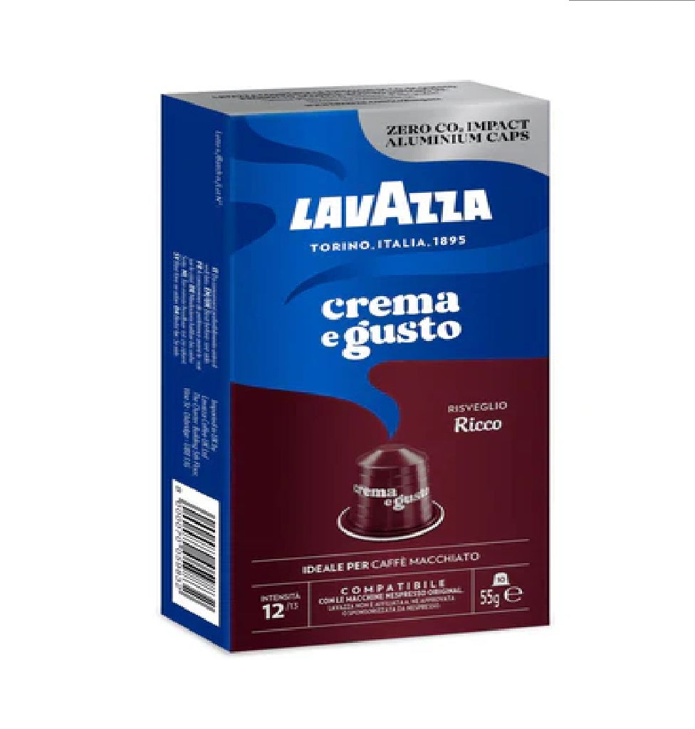 Lavazza Crema e gusto Ricco Pods 55g