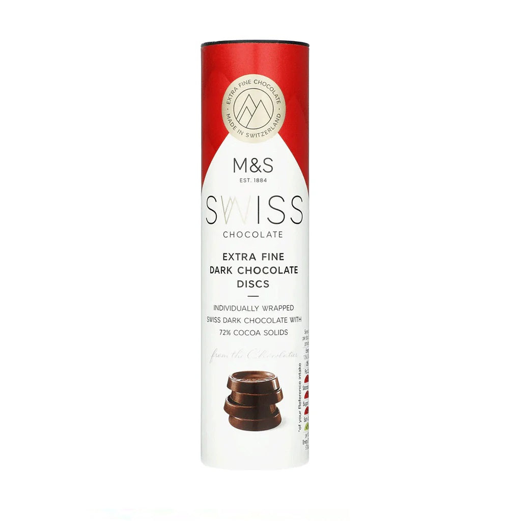 M&s Swiss Dark Chocolate 72% 115gm