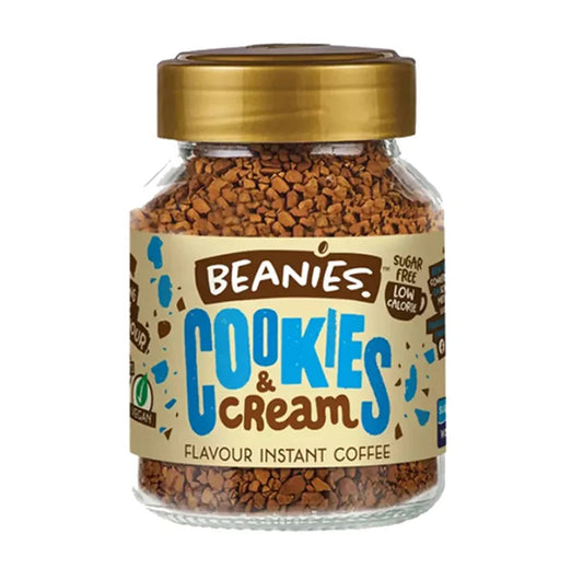 Beanies Cookies & Cream Flavor Instant Coffee 50g