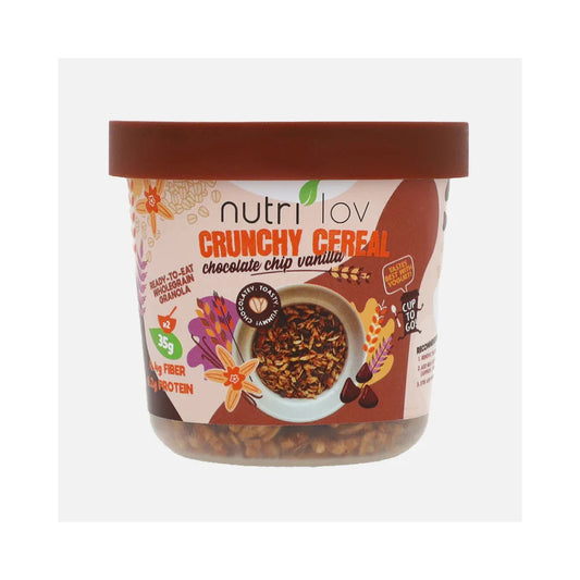 Nutrilov Crunchy Cereal Chocolate Chip Vanilla Cup 70g