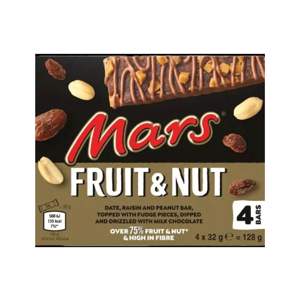 Mars Triple Treat Fruit & Nut Chocolate Bar 128gm