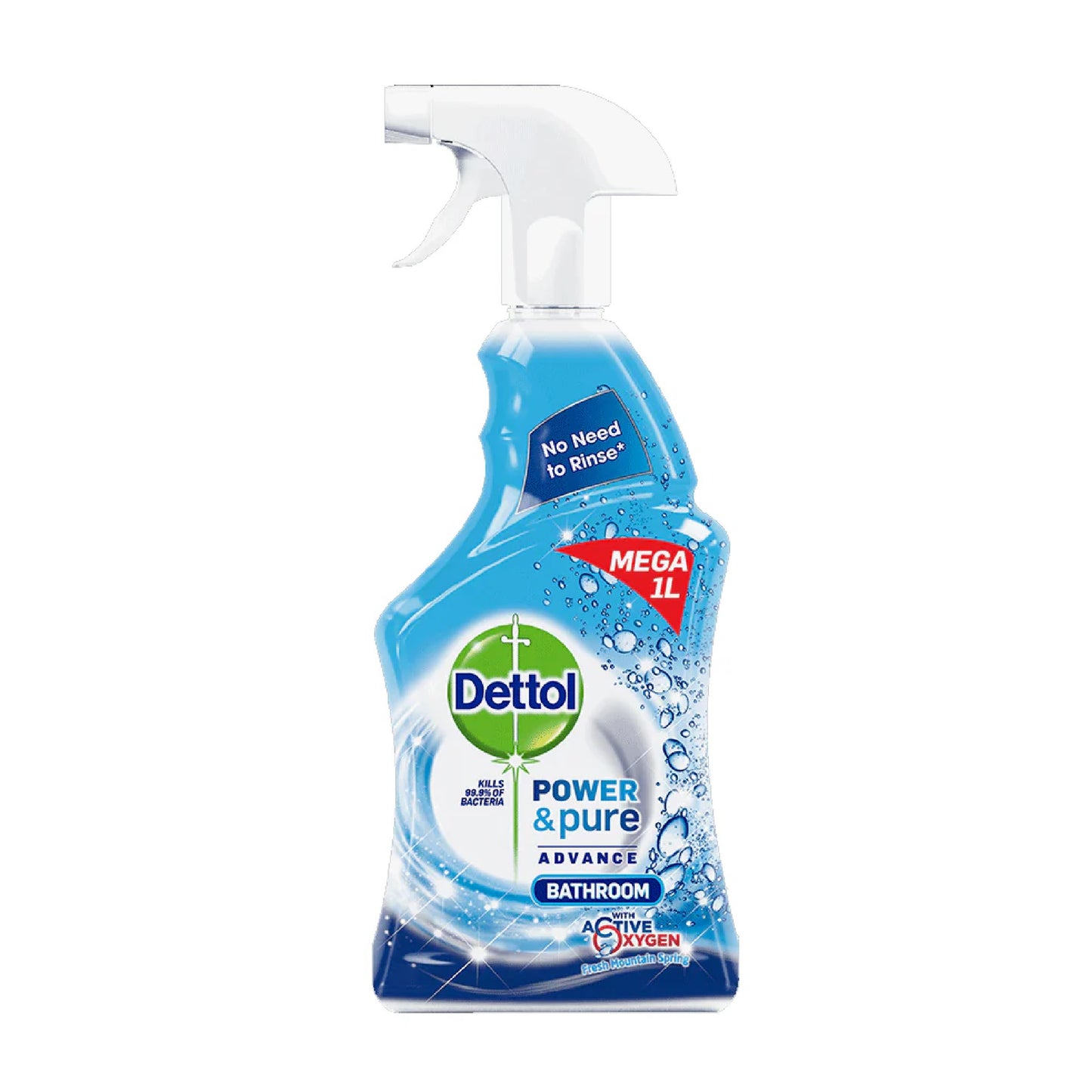 Dettol Power & Pure Advance Bathroom Fresh Mountain 1ltr