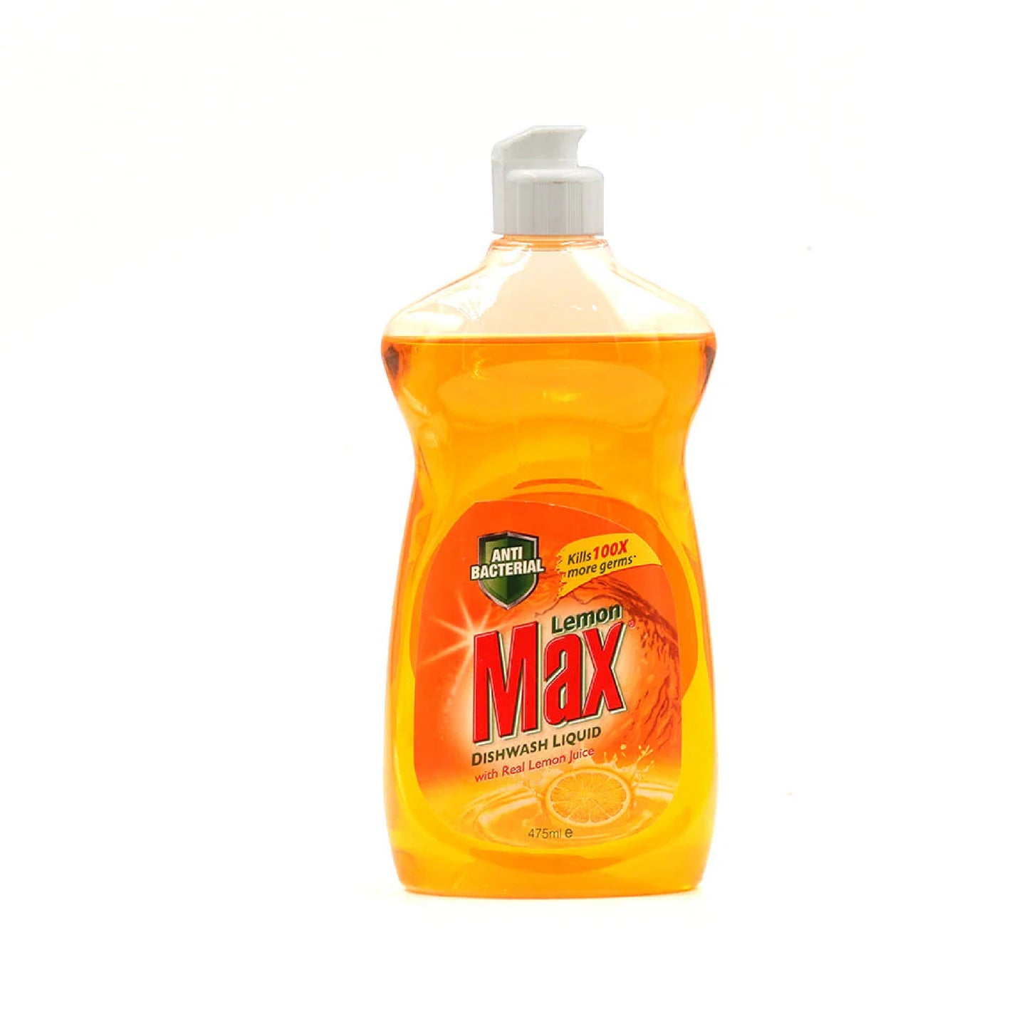 Lemon Max Dishwash Liquid Anti Bacterial 475ml