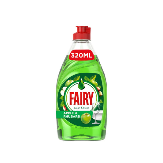 Fairy Clean & Fresh Apple & Rhubarb Dishwash 320ml