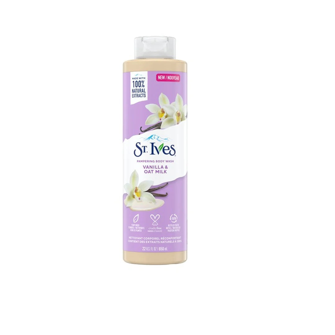 St.lves Vanilla & Oat Milk Body Wash 650ml