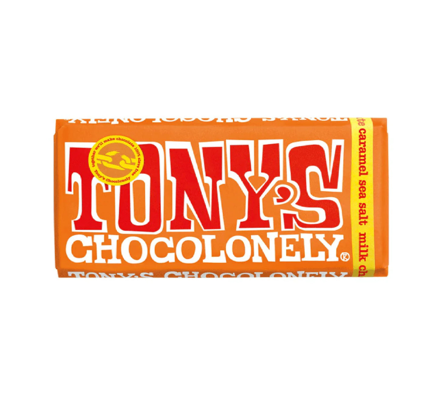 Tony's Chocolonely Milk Caramel & Sea Salt 180g