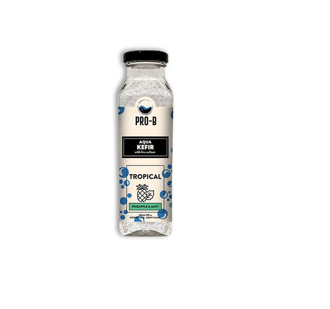 Pro-b Aqua Kefir Tropical,pineapple & Mint 300ml