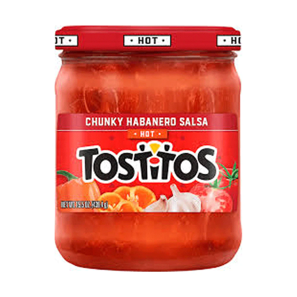 Tostitos Chunky Habanero Salsa Hot 439.4gm