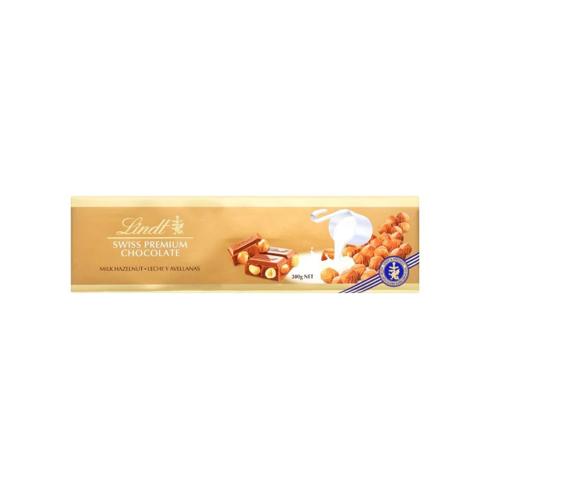 Lindt Swiss Premium Chocolate Milk Hazelnut 300g