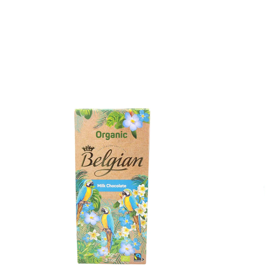 The Belgian Bio Organic Milk Chocolate 90g