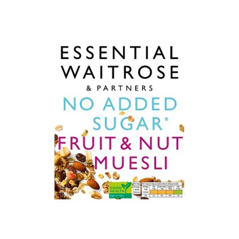 Waitrose Essential Fruit & Nut Muesli 1kg