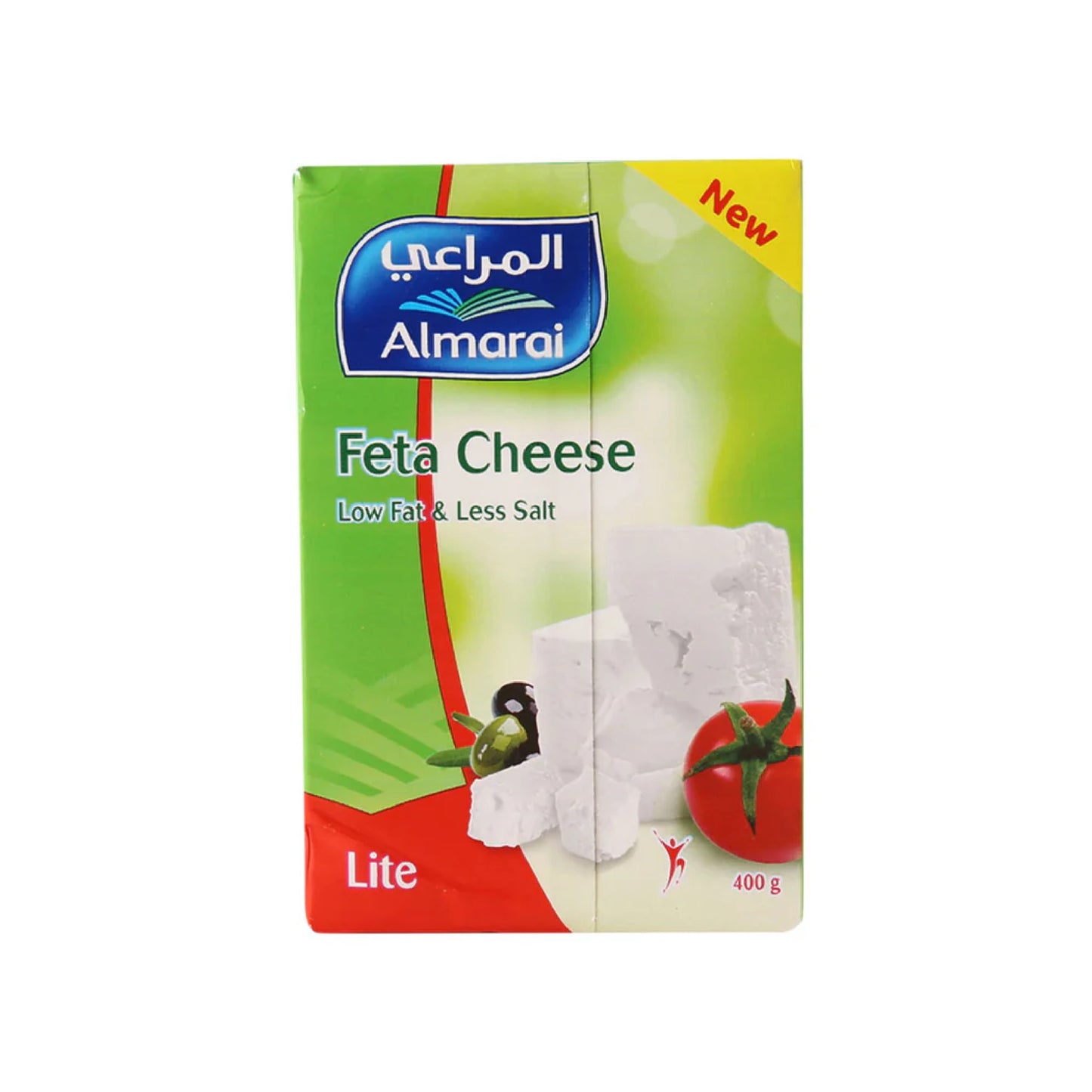 Almarai Feta Cheese Low Fat & Less Salt 400g