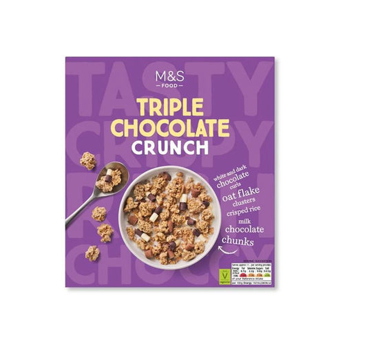 M&s Triple Chocolate Crunch Cereal 500g