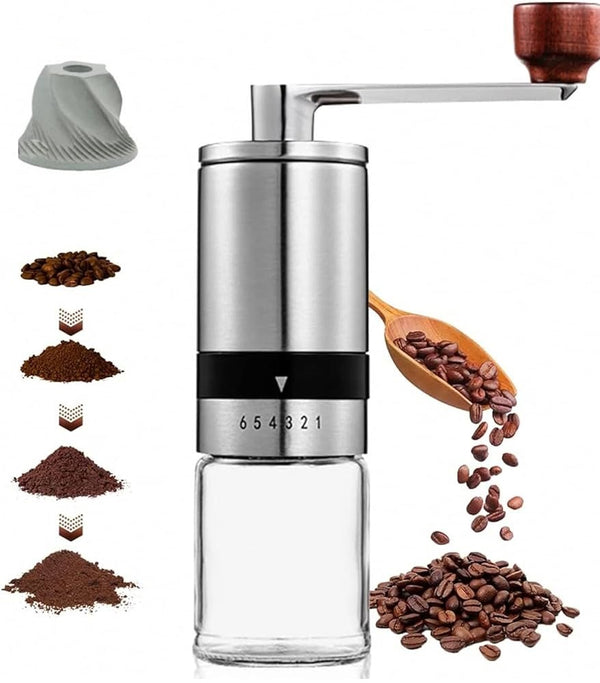 Manual coffee grinder Manual coffee grinder with ceramic burrs