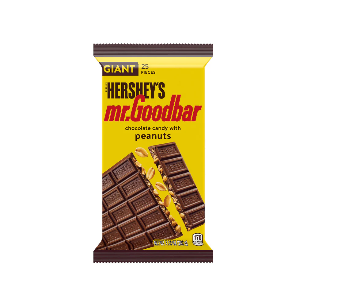 Hersheys Giant Mr.goodbar Peanuts Chocolate Bar 202g