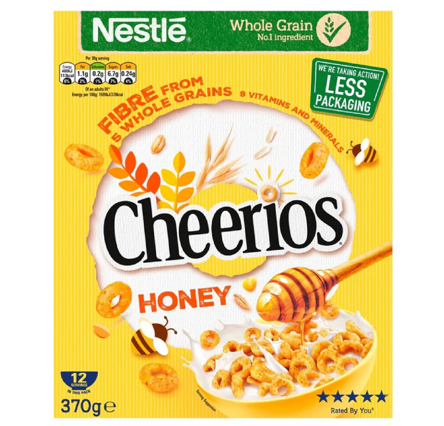 Nestle Cheerios Honey Cereal 370g