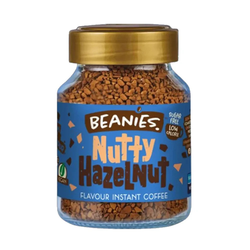 Beanies Nutty Hazelnut Flavor Instant Coffee 50g