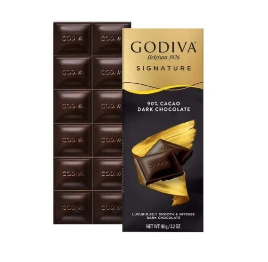 Godiva Signature 90% Cacao Dark Chocolate 90g