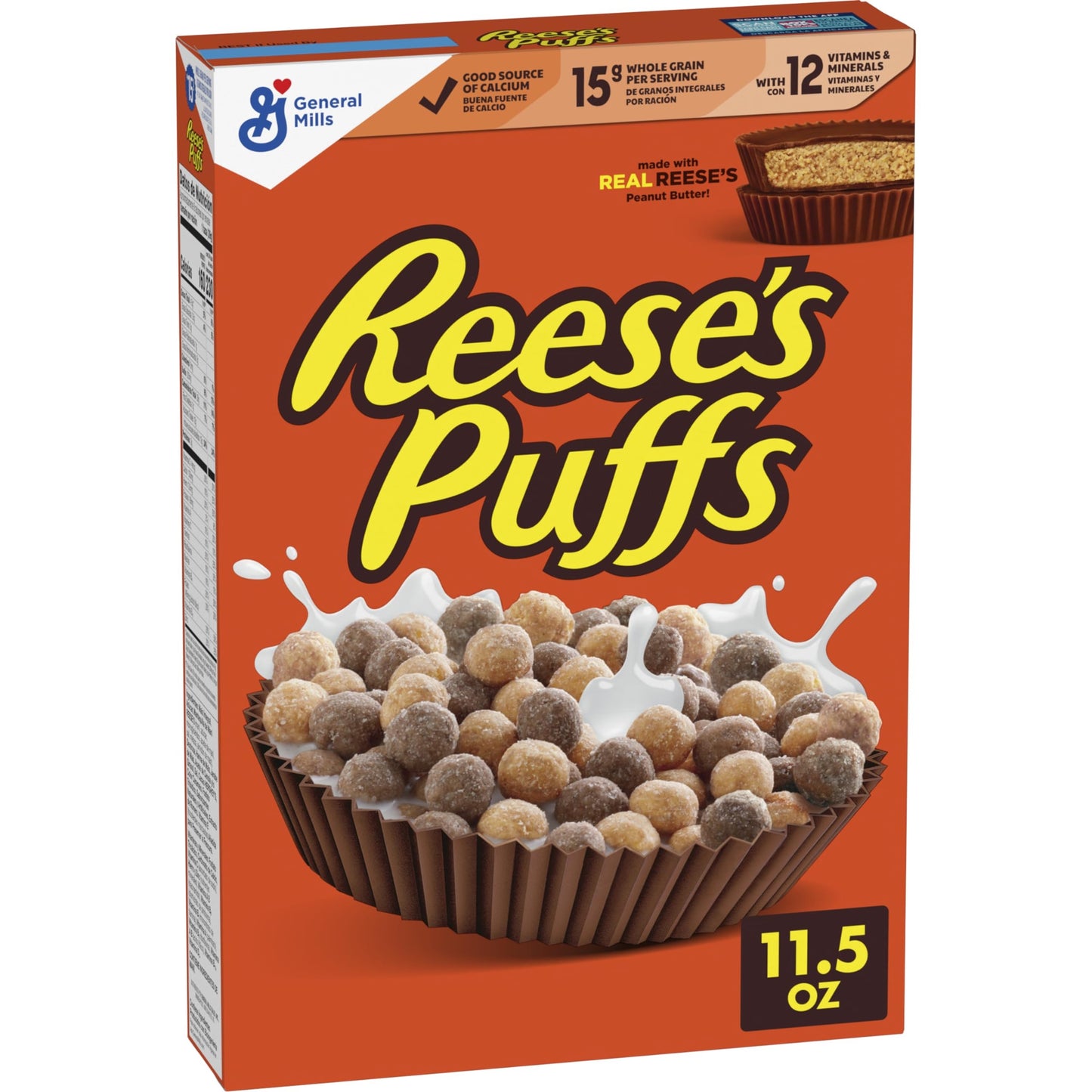 General Mills Reese's Puffs With Peanut Butter Cereal 326g