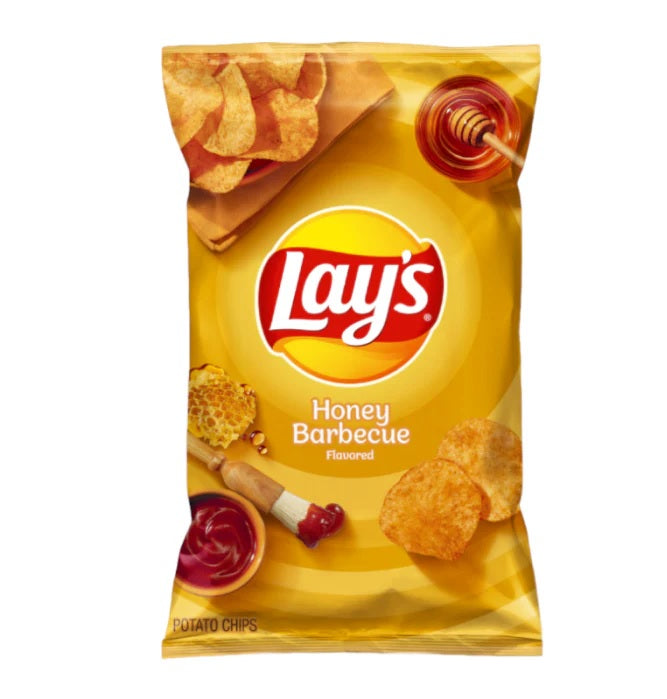 Lays Honey & Barbecue Potato Chips 184.2g