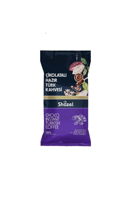 Shazel Chocolate Instant Turkish Coffee 12G Single Drink