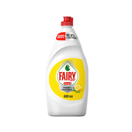 Fairy Plus Lemon Dishwash 600ml