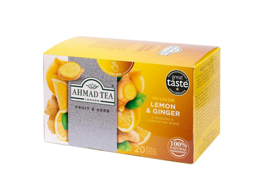 Ahmad Tea Infusion Lemon & Ginger 20s