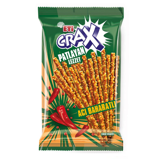 Eti Crax Spicy Stick Cracker 80 gm