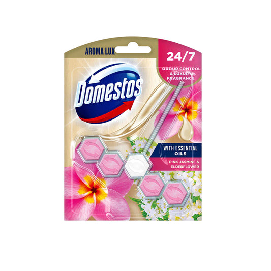 Domestos Pink Jasmine & Elder Flower Toilet Block 55g